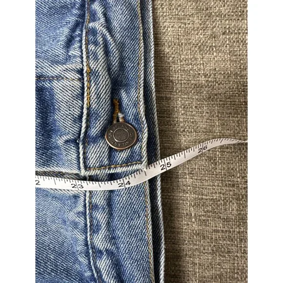 GreatLand Mens Button Up Denim Jacket w/ Corduroy Collar Size Large - Picture 5 of 5